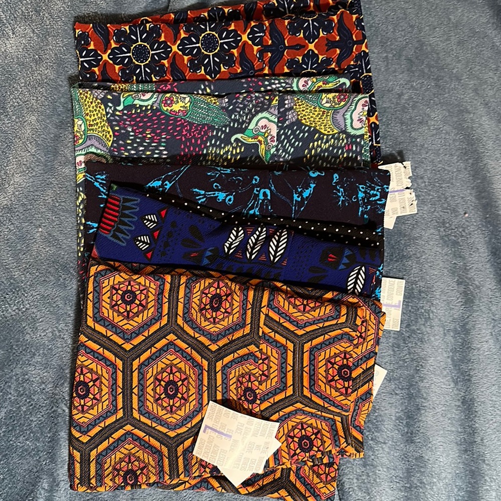 Lot of 5 LuLaRoe Cassie Skirts Size Large